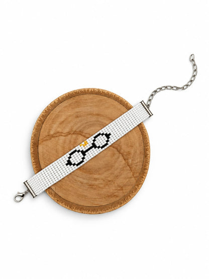 Harry Potter Glasses Bead Loom Bracelet