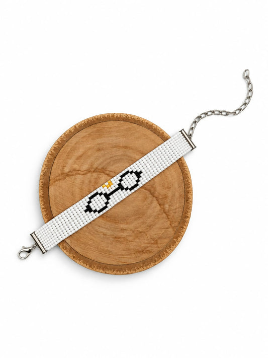 Harry Potter Glasses Bead Loom Bracelet
