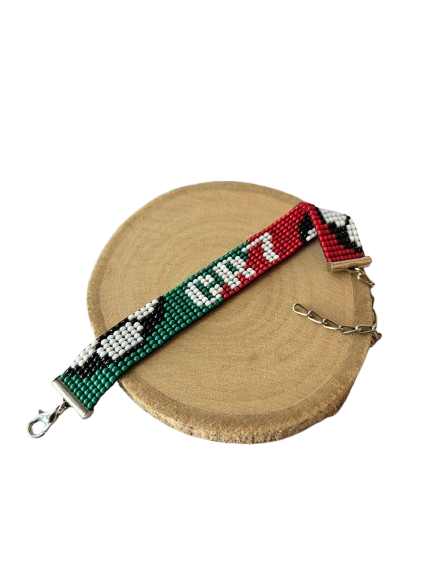CR7 Football Bead Loom Bracelet