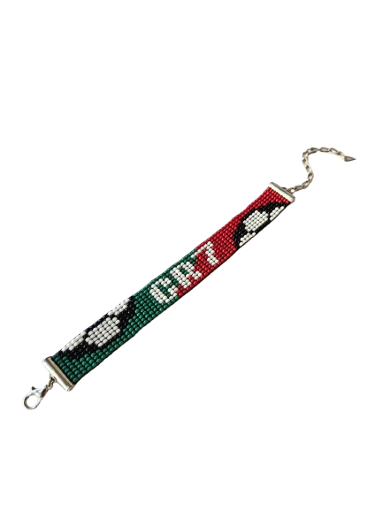 CR7 Football Bead Loom Bracelet