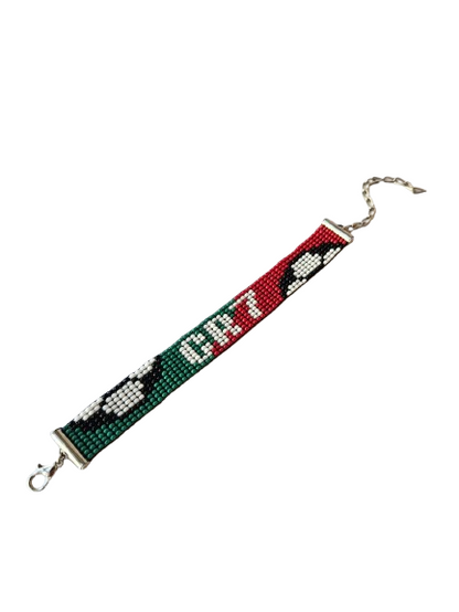 CR7 Football Bead Loom Bracelet