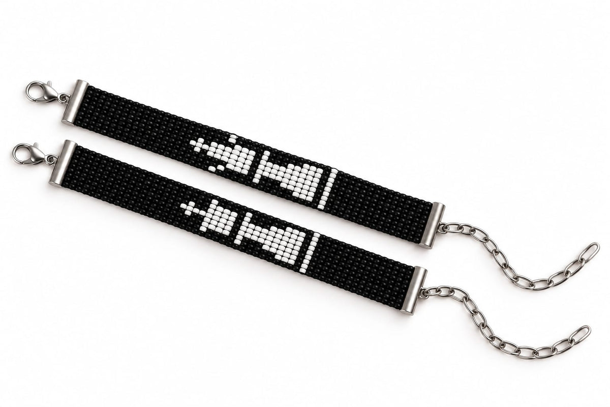 Royal Love Couple Bead Loom Bracelet