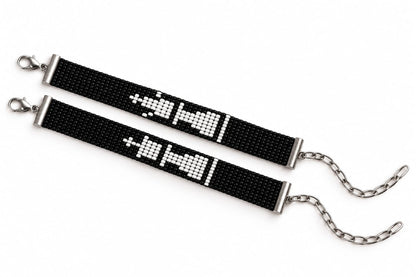 Royal Love Couple Bead Loom Bracelet