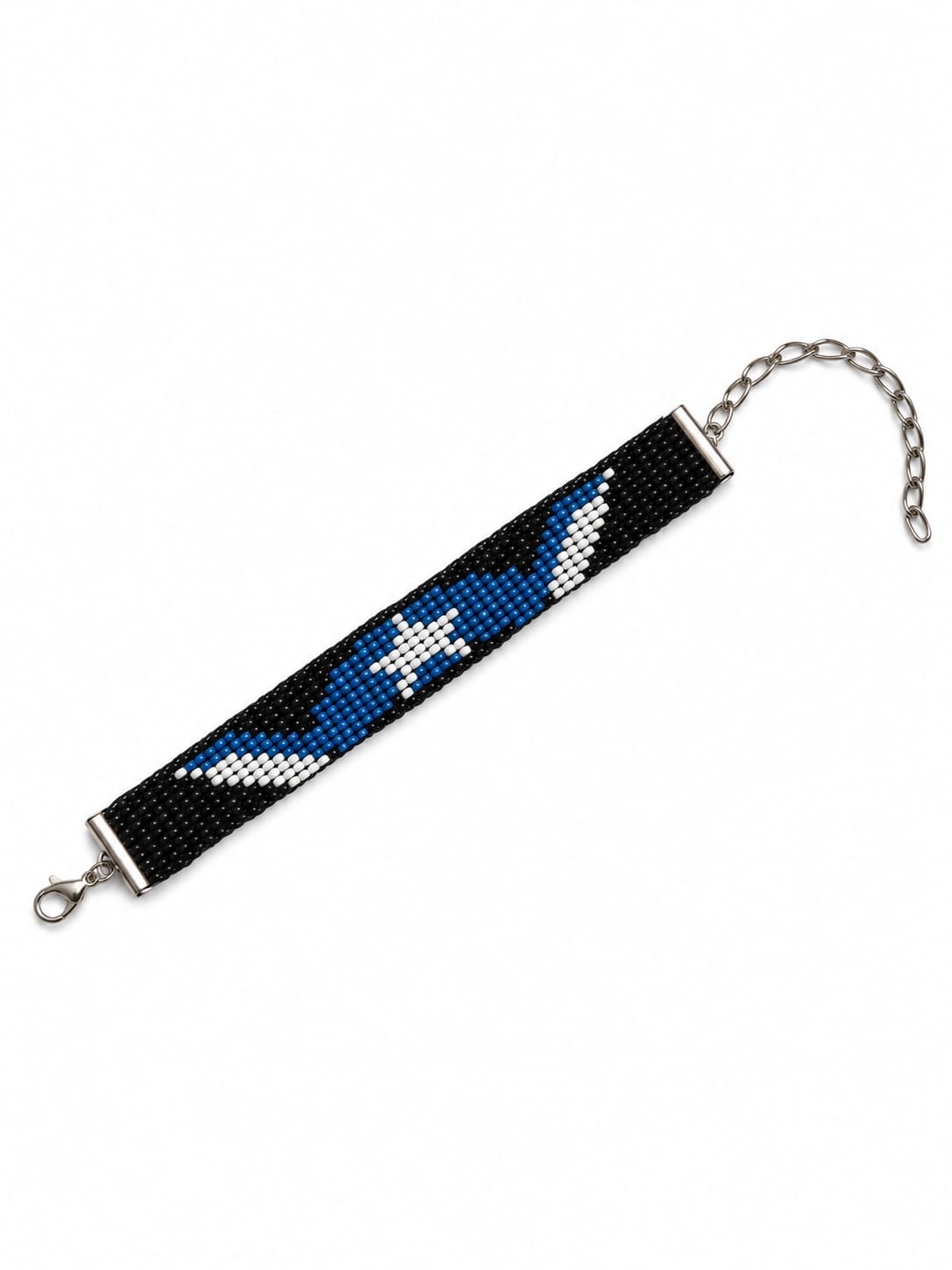 Captain America Winged Star Bead Loom Bracelet