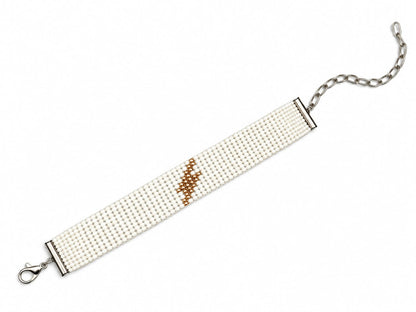 Harry Potter Lightening Bolt Bead Loom Bracelet